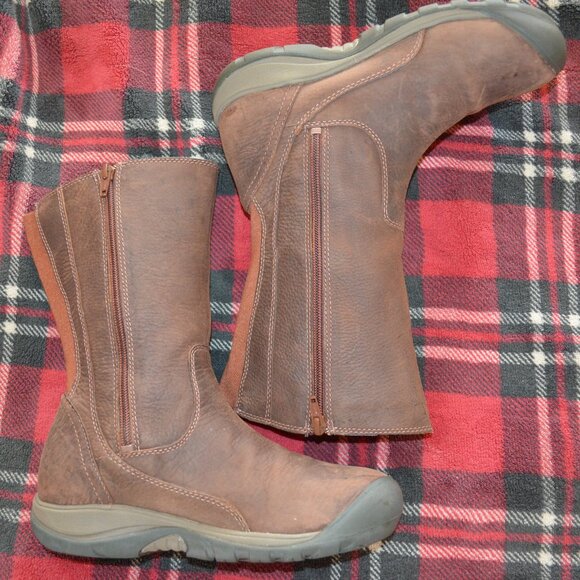 KEEN Presidio II Boots, leather mid calf size 6.5 - Picture 5 of 12